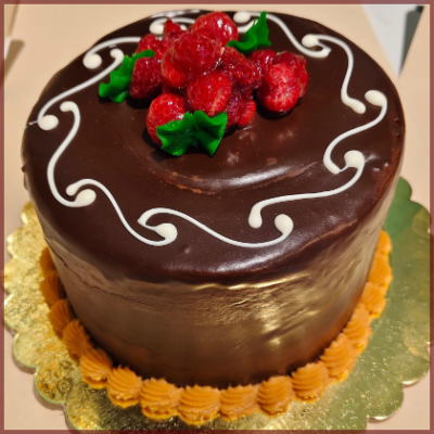 Panqueque chocolate frambuesa